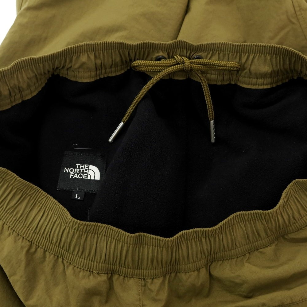 【中古】ザノースフェイス THE NORTH FACE ナイロン 内フリース イージーパンツ オリーブ【サイズL】【KAK】【A/W】【状態ランクB】【メンズ】【758996】