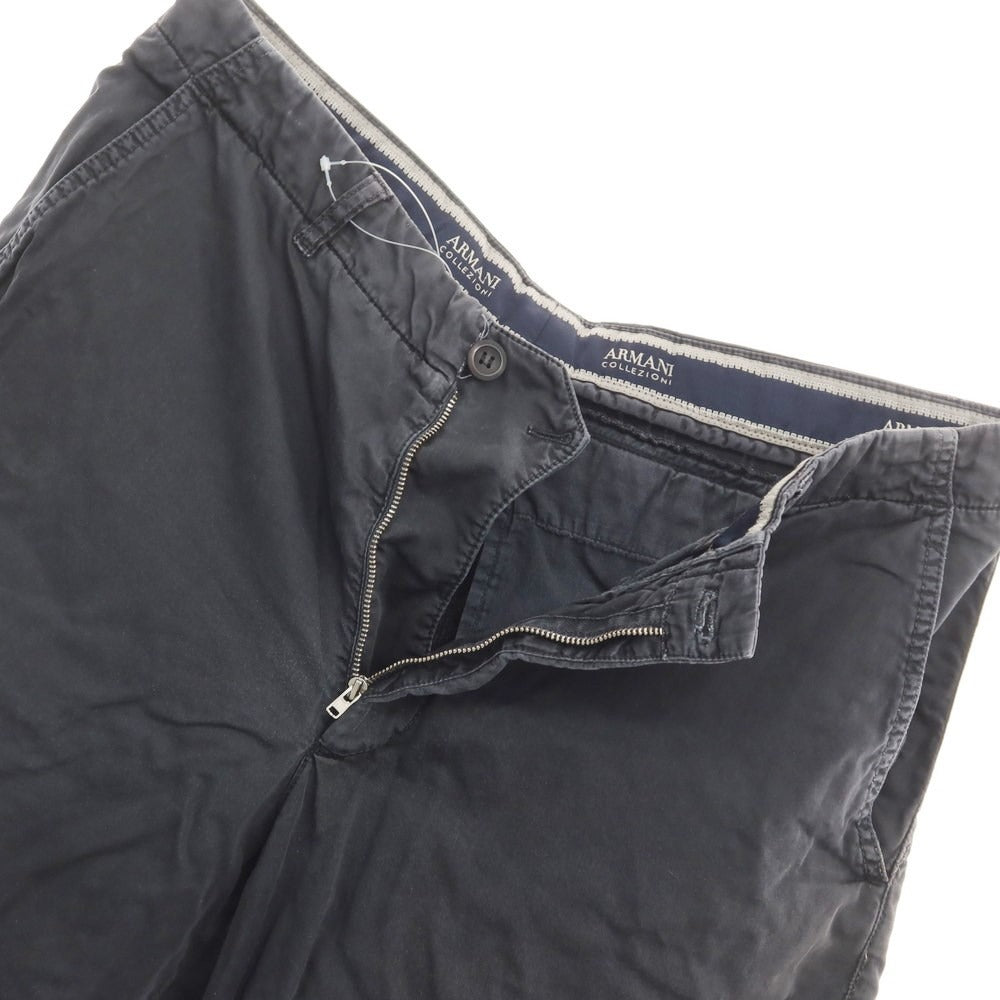 [Used] ARMANI COLLEZIONI Cotton Shorts Black [Size 34] [BLK] [S/S] [Condition Rank C] [Men&