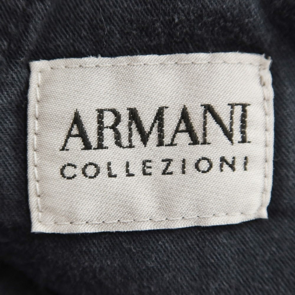 【中古】アルマーニ コレッツォーニ ARMANI COLLEZIONI コットン ショートパンツ ブラック【サイズ34】【BLK】【S/S】【状態ランクC】【メンズ】【759377】