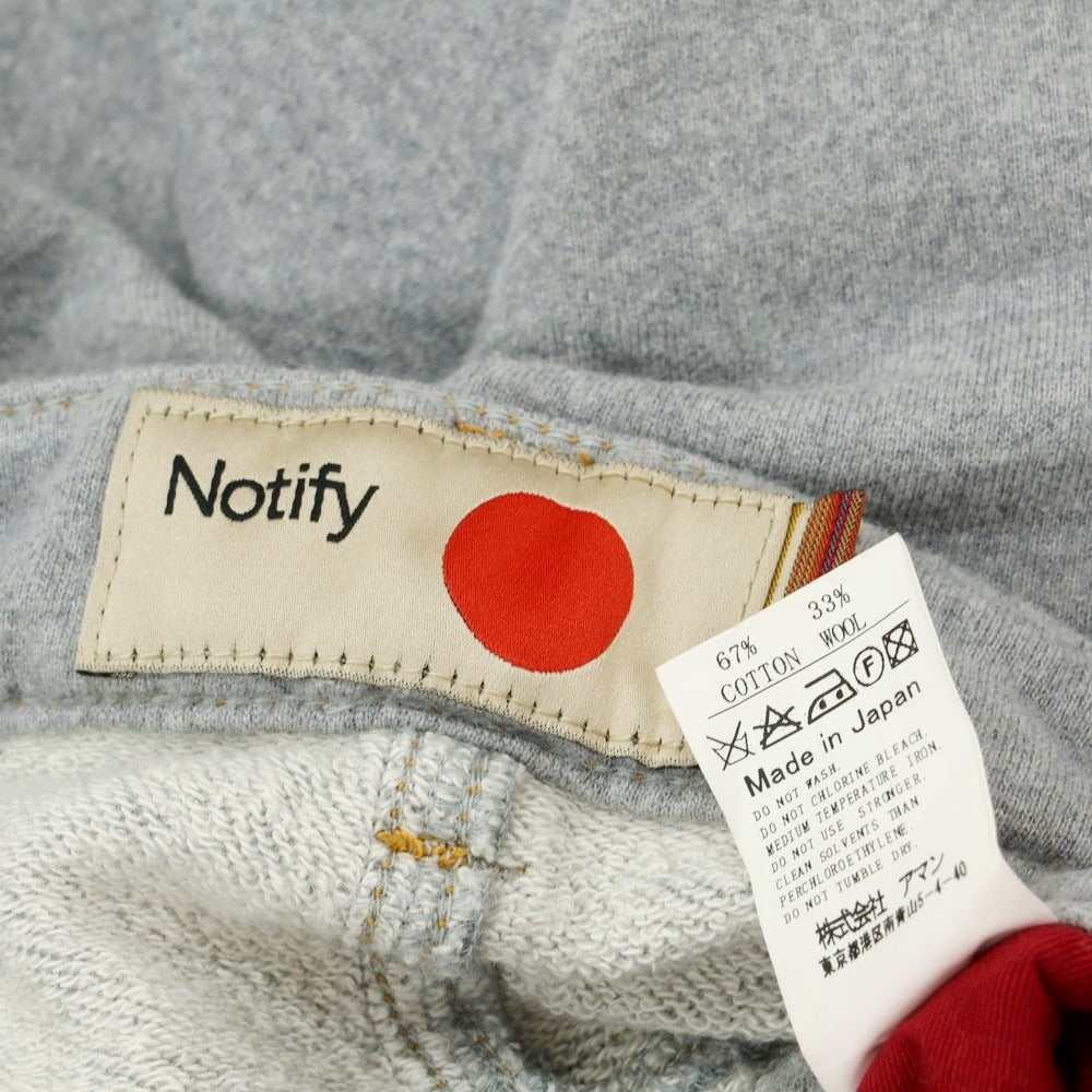 【中古】ノティファイ Notify コットンウール 5ポケットパンツ ライトグレー【サイズ30】【GRY】【A/W】【状態ランクB】【メンズ】【758995】