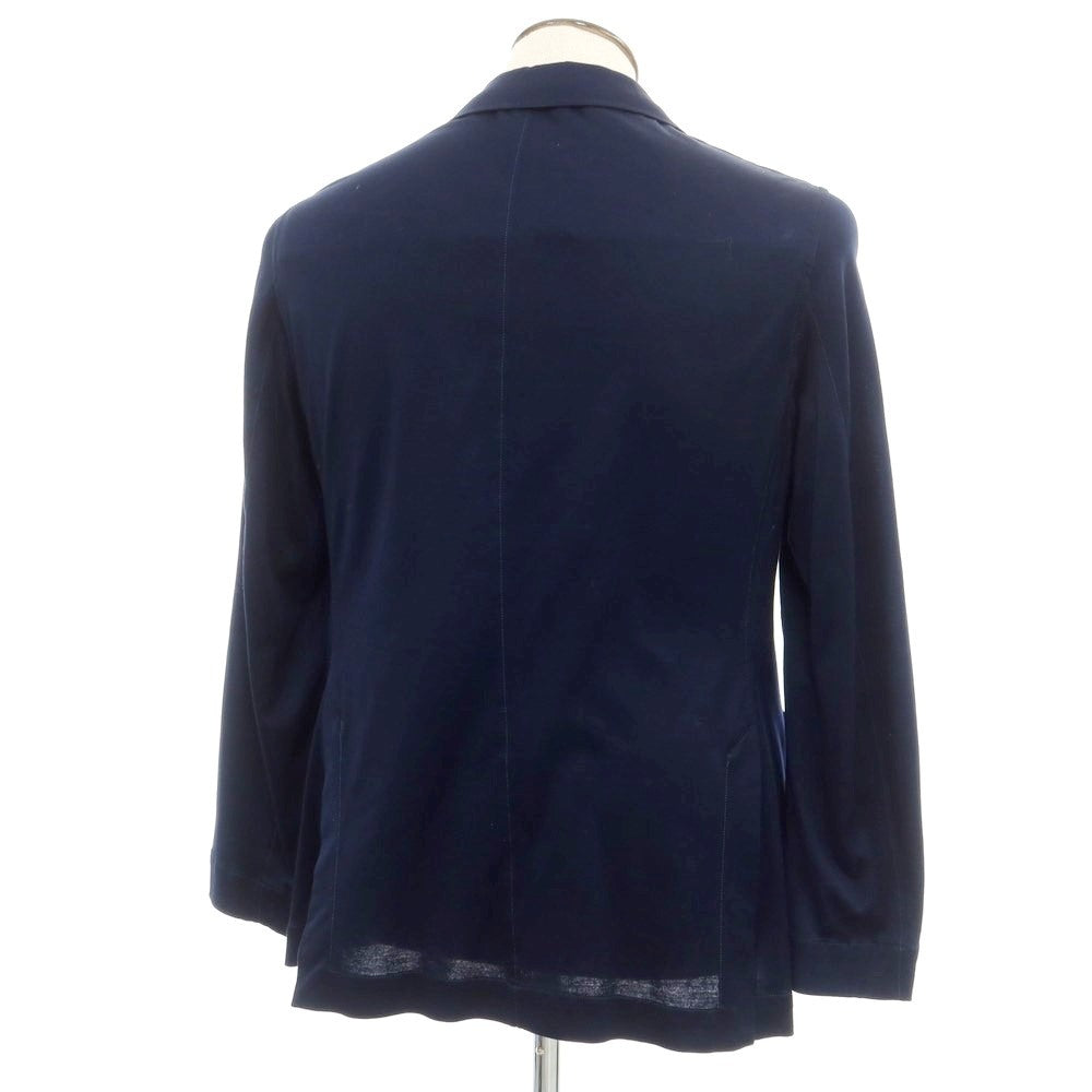 [Used] Bagutta Cotton Jersey Casual Jacket Navy [48] [Condition Rank B] ​​[Men&