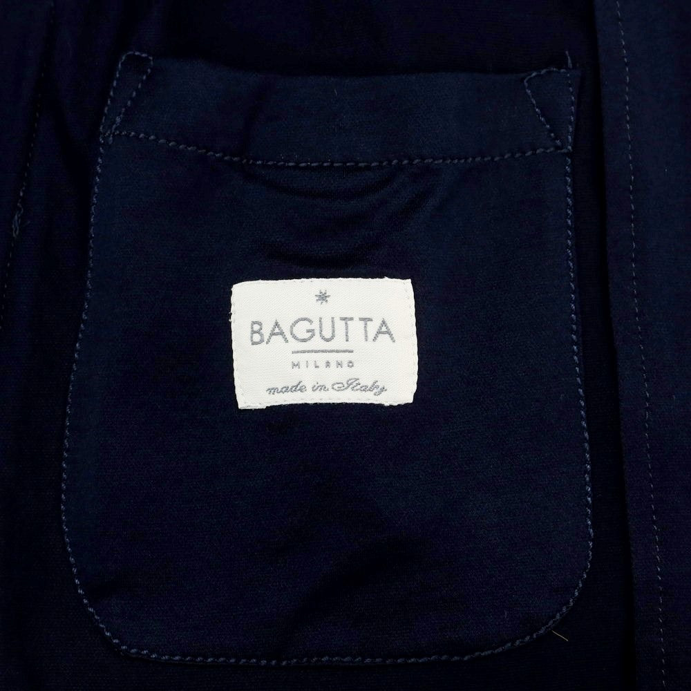 [Used] Bagutta Cotton Jersey Casual Jacket Navy [48] [Condition Rank B] ​​[Men&