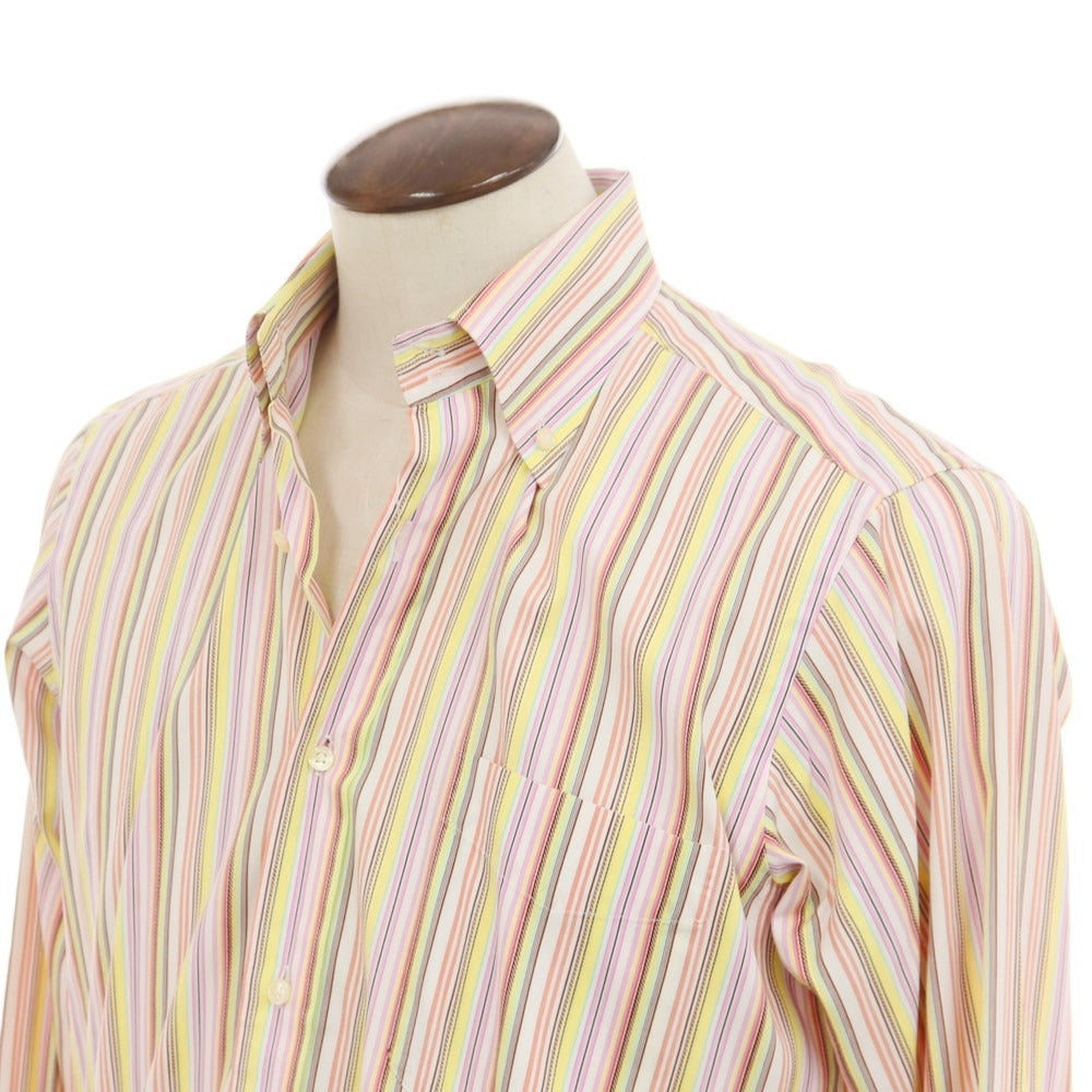 [Used] DANIEL CREMIEUX Cotton Striped Button-down Casual Shirt Multicolor [L] [Condition Rank B] ​​[Men&