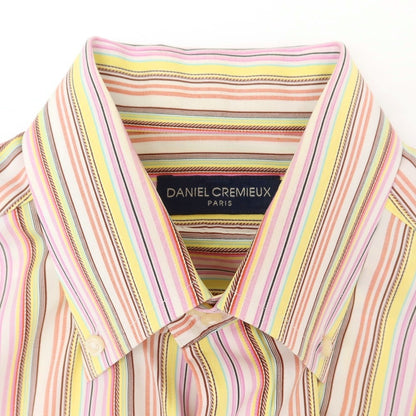 [Used] DANIEL CREMIEUX Cotton Striped Button-down Casual Shirt Multicolor [L] [Condition Rank B] ​​[Men&