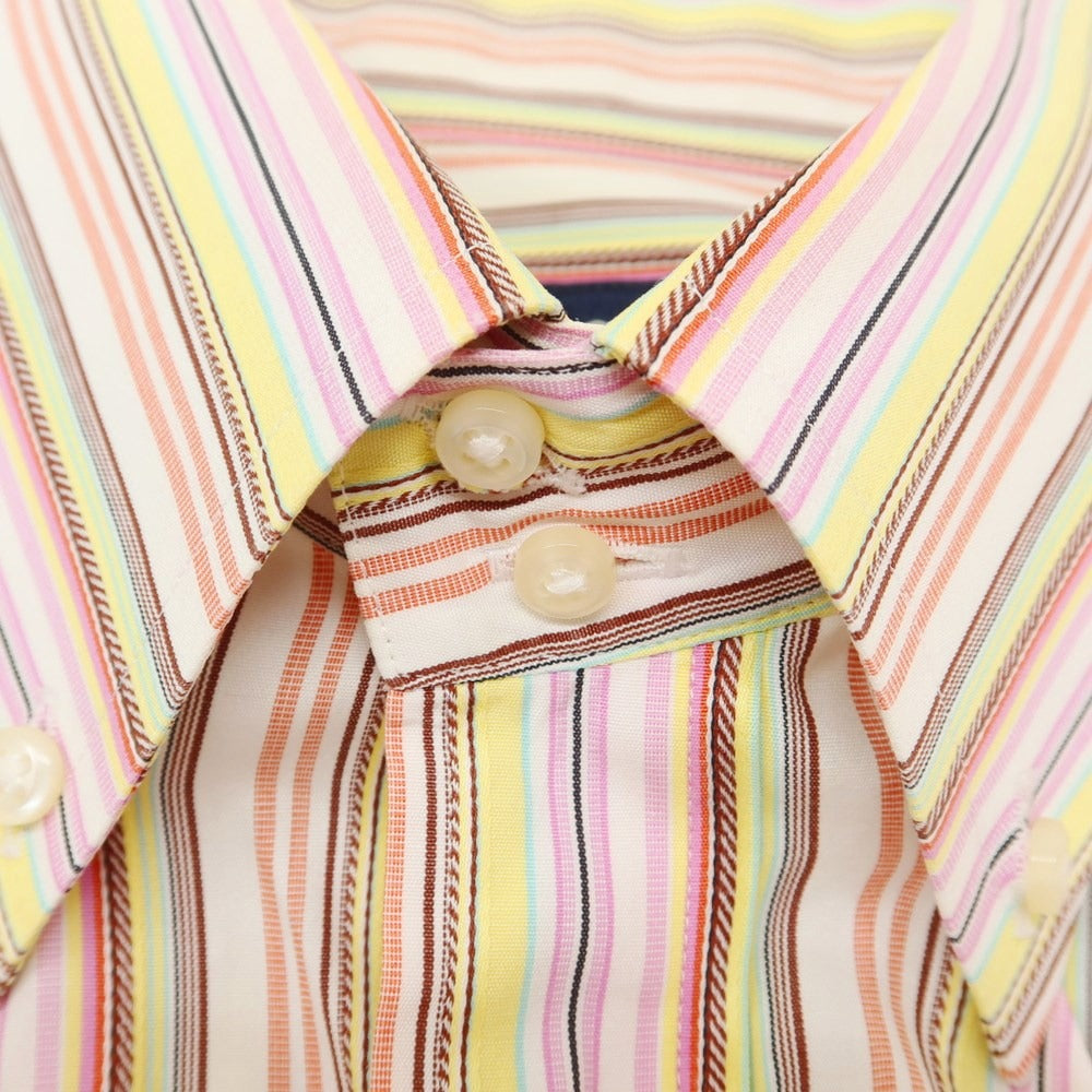 [Used] DANIEL CREMIEUX Cotton Striped Button-down Casual Shirt Multicolor [L] [Condition Rank B] ​​[Men&