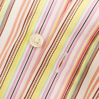 [Used] DANIEL CREMIEUX Cotton Striped Button-down Casual Shirt Multicolor [L] [Condition Rank B] ​​[Men&