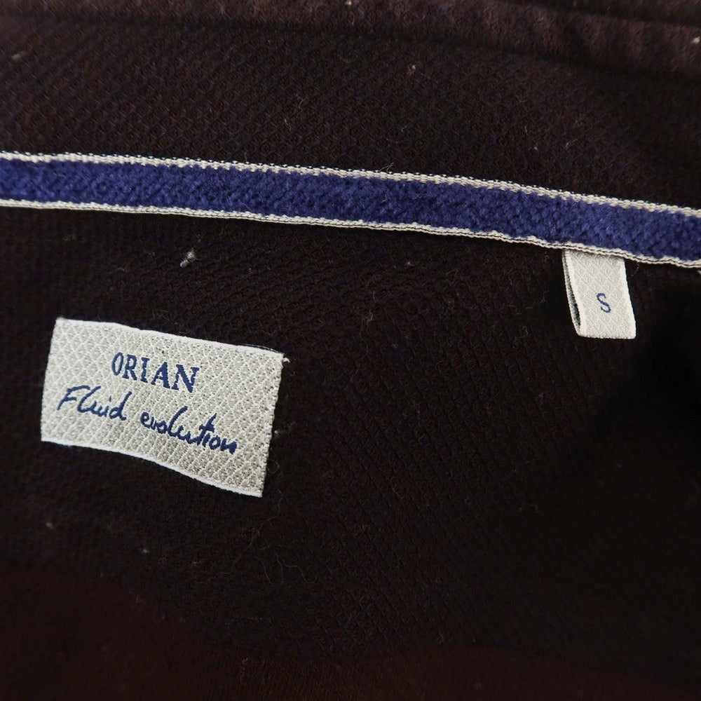 [Used] ORIAN Cotton Horizontal Collar Casual Shirt Dark Purple [S] [Condition Rank C] [Men&