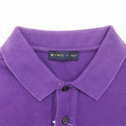 【中古】エトロ ETRO 鹿の子コットン 半袖ポロシャツ パープル【 M 】【 状態ランクB 】【 メンズ 】
[BPD]