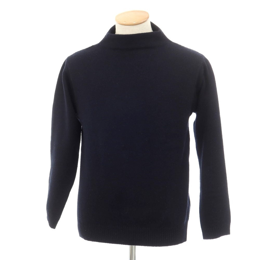 【中古】ジョンスメドレー JOHN SMEDLEY ミドルゲージ ウール モックネック プルオーバーニット ネイビー【サイズXS】【NVY】【A/W】【状態ランクC】【メンズ】【759071】