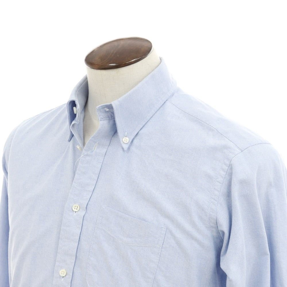 [Used] IKE BEHAR Cotton Button-down Casual Shirt Light Blue [L] [Condition Rank C] [Men&