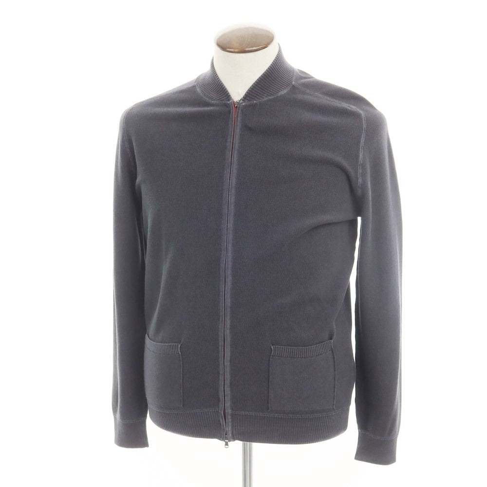 [Used] ACCA NOVE CINQUETRE H953 Cotton Zip-up Cardigan Charcoal [50] [Condition Rank B] ​​[Men&