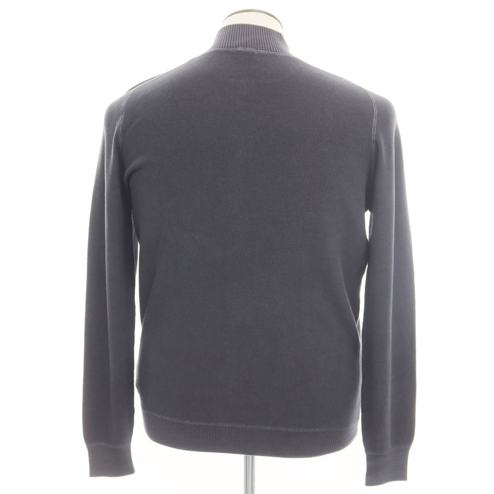 [Used] ACCA NOVE CINQUETRE H953 Cotton Zip-up Cardigan Charcoal [50] [Condition Rank B] ​​[Men&