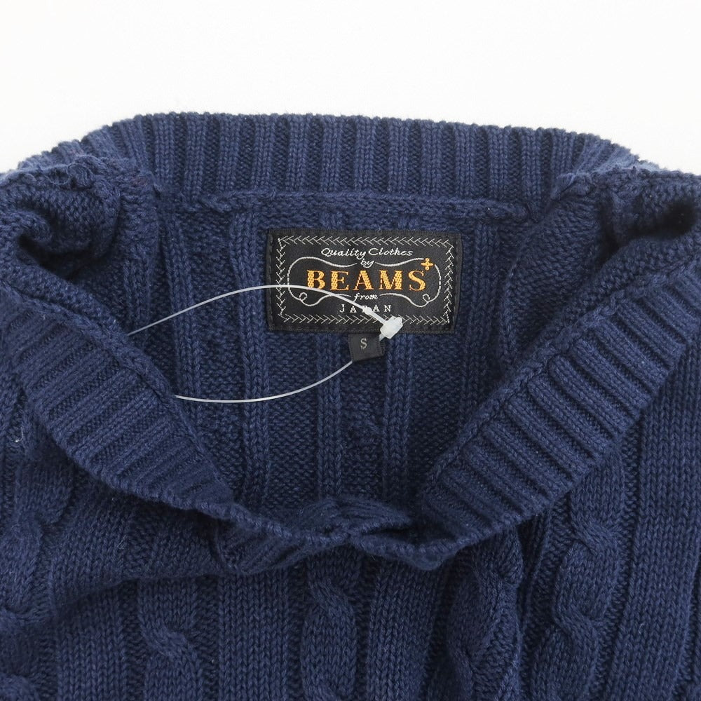 [Used] BEAMS PLUS Linen Cotton Knit Vest Navy [S] [Condition Rank C] [Men&