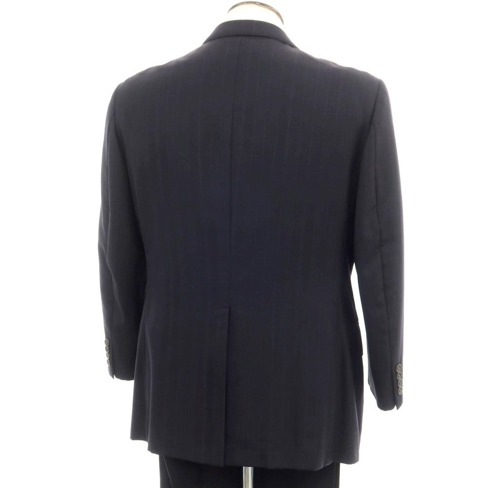 [Used] J.PRESS Wool Striped 2-Button Suit, Dark Navy x Blue [AB6] [Condition Rank C] [Men&