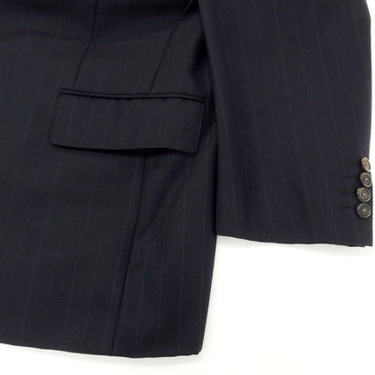 [Used] J.PRESS Wool Striped 2-Button Suit, Dark Navy x Blue [AB6] [Condition Rank C] [Men&