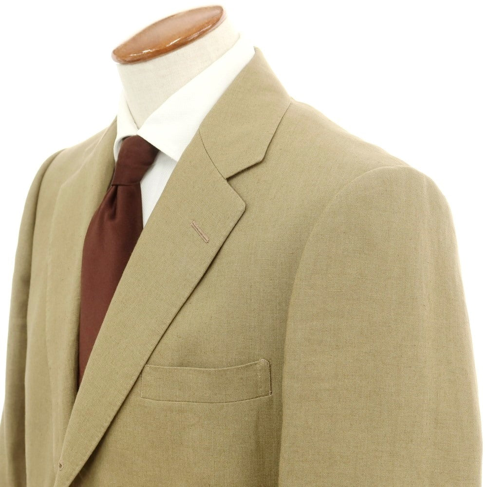 [Used] Batak House Cut 3-button linen suit in olive beige [38] [Condition: D] [Men&