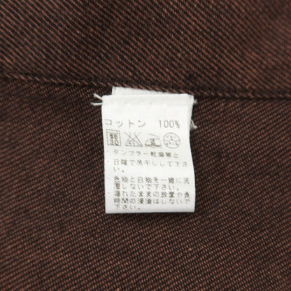 [Used] BEAMS F Cotton Horizontal Collar Casual Shirt Brown [M] [Condition Rank B] ​​[Men&