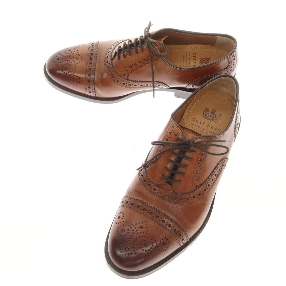 【中古】コールハーン COLE HAAN セミブローグ ドレスシューズ ブラウン【 7E 】【 状態ランクB 】【 メンズ 】
[APD]