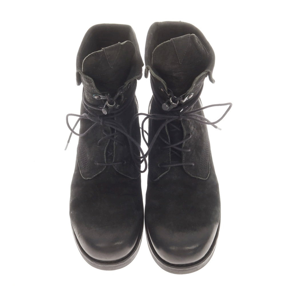 【中古】デンハム DENHAM the last conspiracy×DENHAM DANEMICA BOOT レザー レースアップブーツ ブラック【 40 】【 状態ランクB 】【 メンズ 】