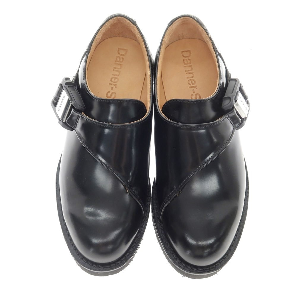 [Used] [Unused] Danner-S new low cut post man glass leather single monk shoes black [6 1/2] [Condition rank S] [Men&