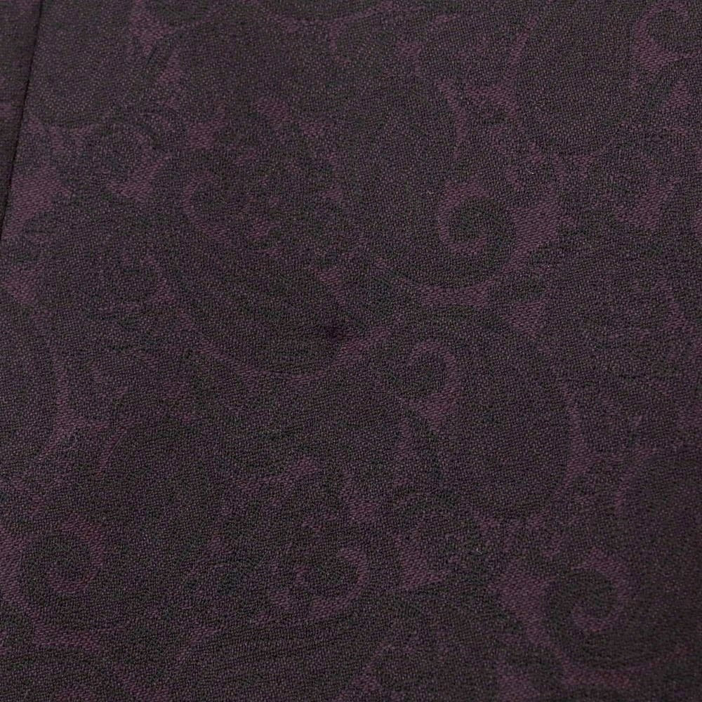 [Used] TAGLIATORE Stretch Wool Paisley Tuxedo Jacket Dark Purple x Black [50] [Condition Rank B] ​​[Men&