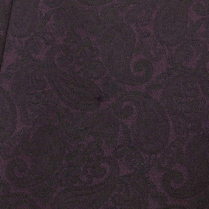 [Used] TAGLIATORE Stretch Wool Paisley Tuxedo Jacket Dark Purple x Black [50] [Condition Rank B] ​​[Men&