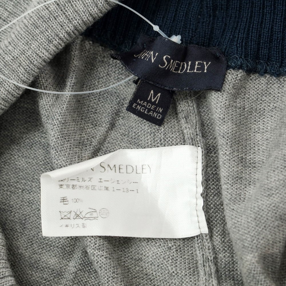 【中古】ジョンスメドレー JOHN SMEDLEY ウール ニット イージーパンツ グレー【サイズＭ】【GRY】【A/W】【状態ランクD】【メンズ】【758995】