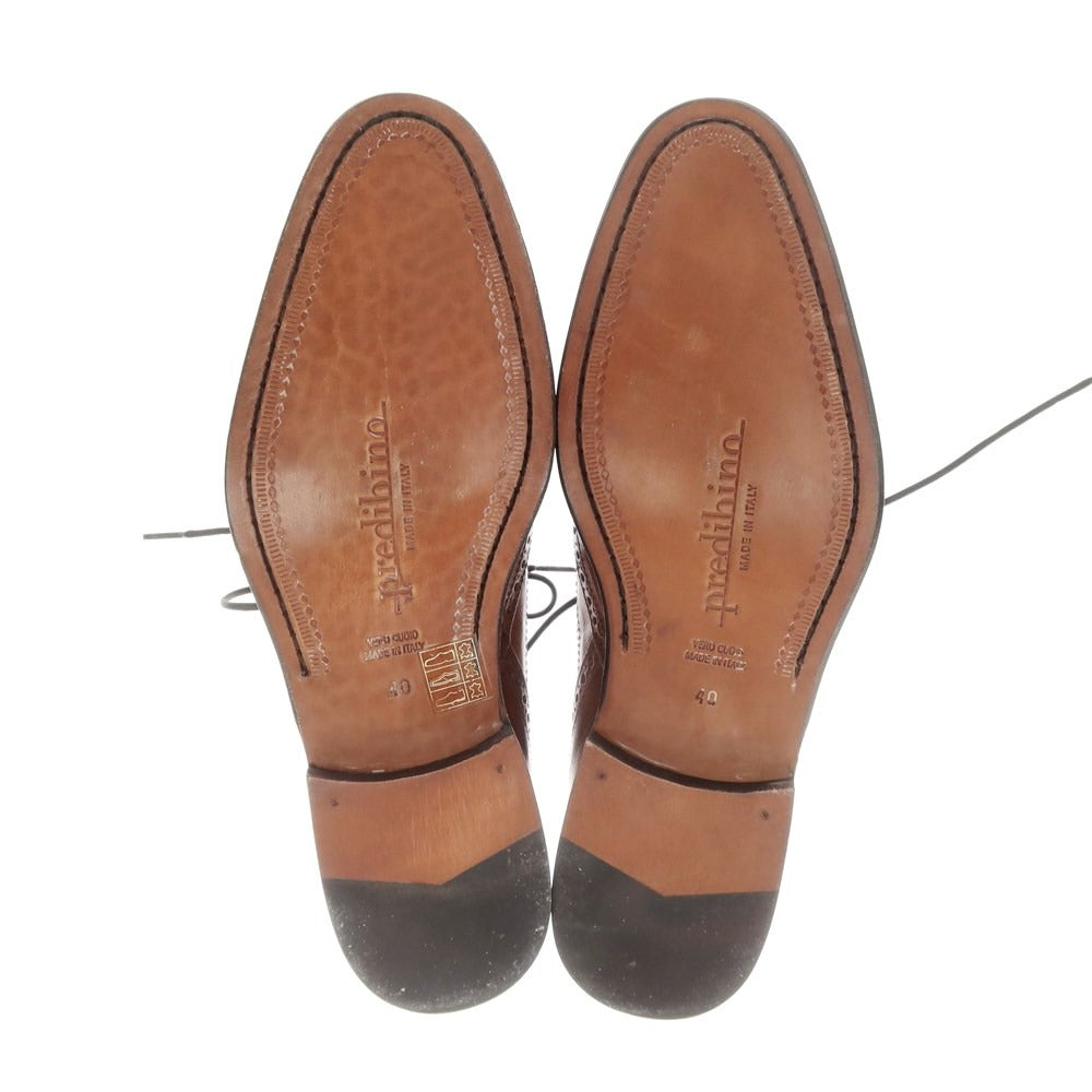 [Used] PREDEIBINO Wingtip Dress Shoes Brown [40] [Condition Rank A] [Men&