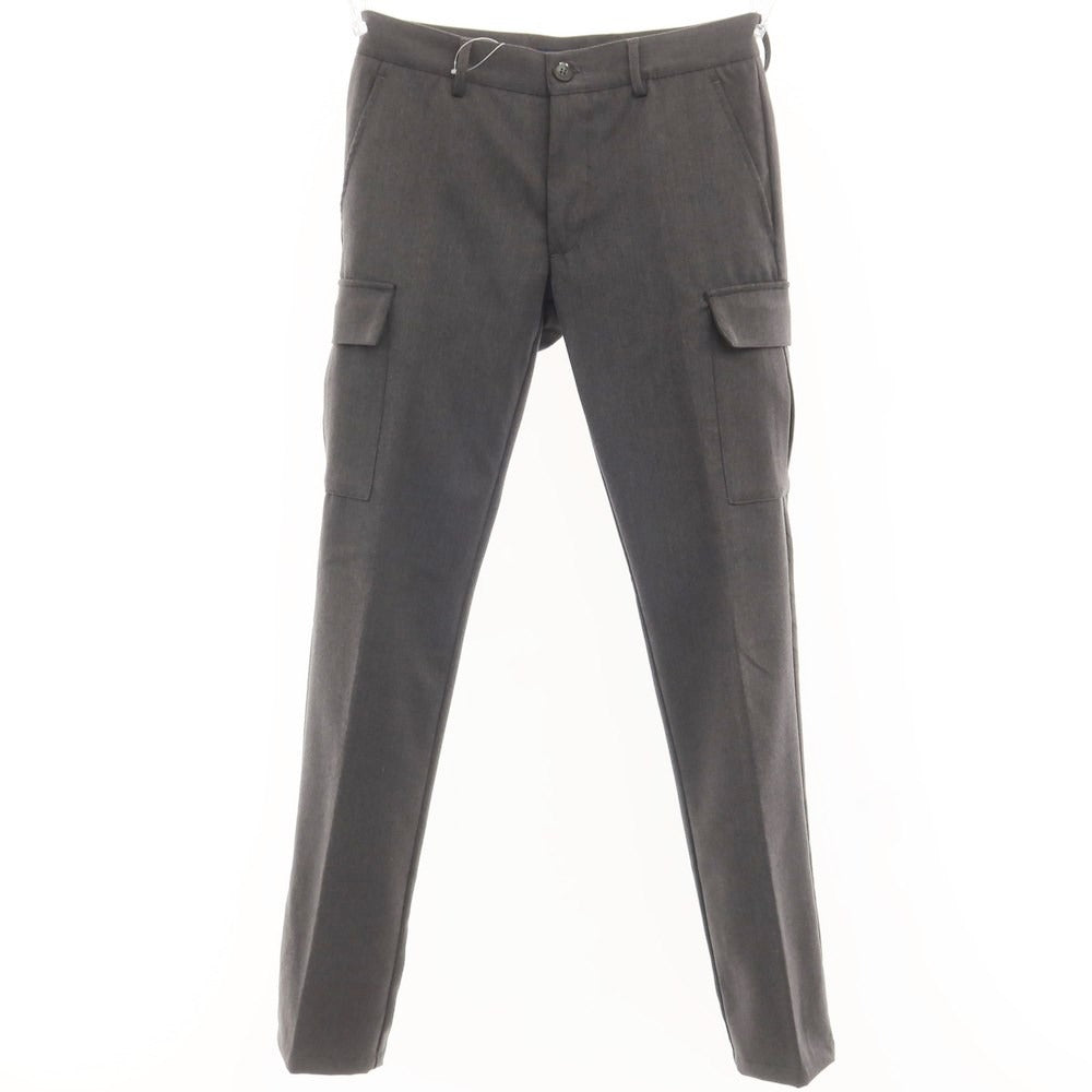 [Used] BASICON polyester rayon cargo casual slacks pants, grey [size 44] [GRY] [S/S] [Condition rank B] ​​[Men&