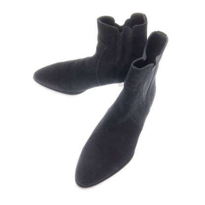 [Used] [Unused] Double H WH 6700S Suede Western Boots Black [10] [Condition Rank S] [Men&