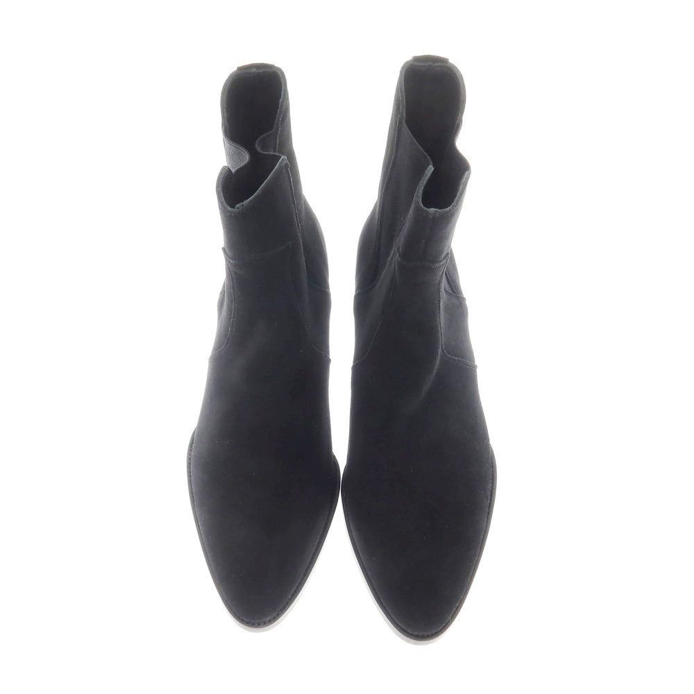 [Used] [Unused] Double H WH 6700S Suede Western Boots Black [10] [Condition Rank S] [Men&