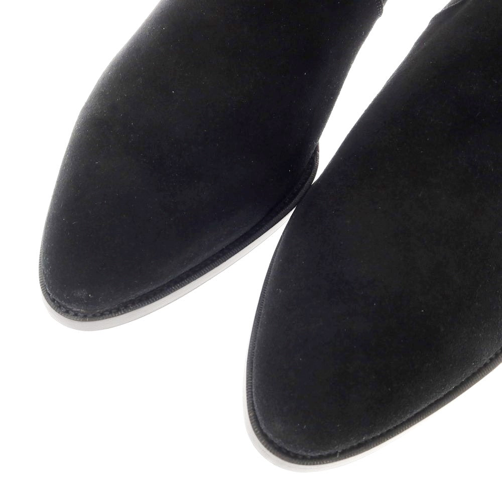 [Used] [Unused] Double H WH 6700S Suede Western Boots Black [10] [Condition Rank S] [Men&