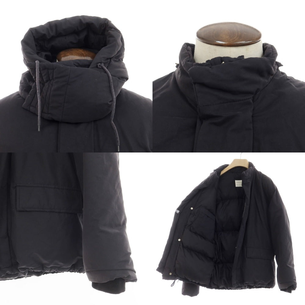 【中古】ヘルムートラング HELMUT LANG コットンナイロン スタンドカラー ダウンジャケット ブラック【 48 】【 状態ランクC 】【 メンズ 】