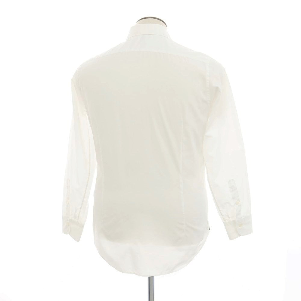 [Used] BEAMS HEART Broad Cotton Wide Collar Dress Shirt White [41] [Condition Rank C] [Men&