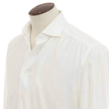 [Used] CORNELIANI horizontal collar dress shirt, white [41] [Condition rank C] [Men&