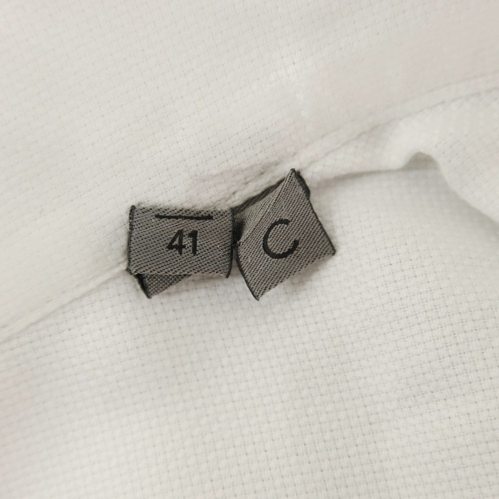 [Used] CORNELIANI horizontal collar dress shirt, white [41] [Condition rank C] [Men&