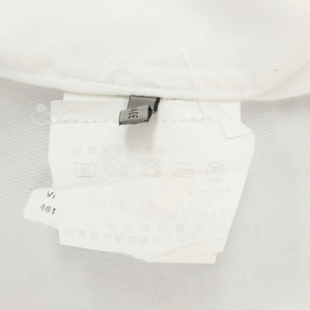 [Used] CORNELIANI horizontal collar dress shirt, white [41] [Condition rank C] [Men&