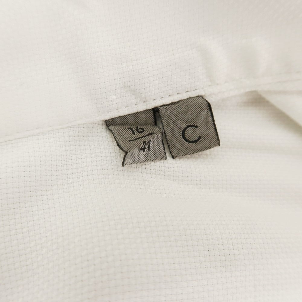 [Used] CORNELIANI horizontal collar dress shirt, white [41] [Condition rank C] [Men&