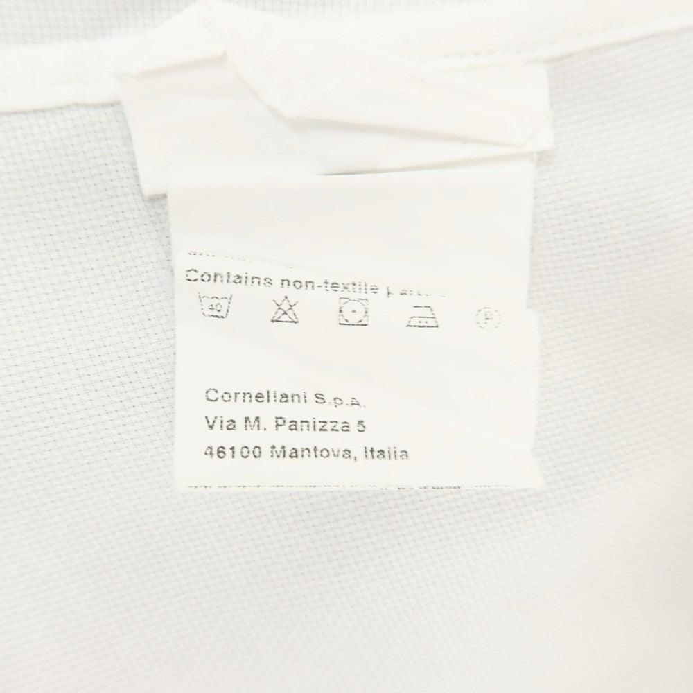 [Used] CORNELIANI horizontal collar dress shirt, white [41] [Condition rank C] [Men&