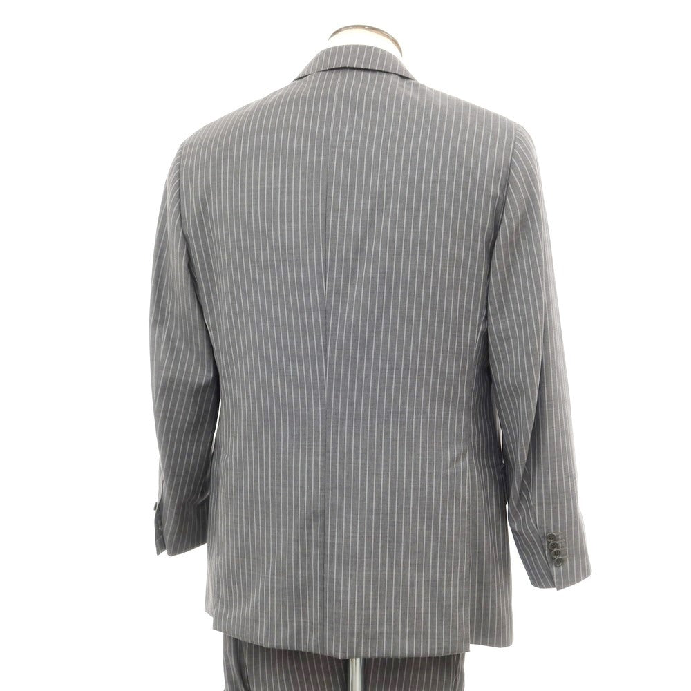 [Used] Belvest BEAMS F custom wool 3 button suit gray x light gray [52 Drop7R] [Condition rank B] ​​[Men&