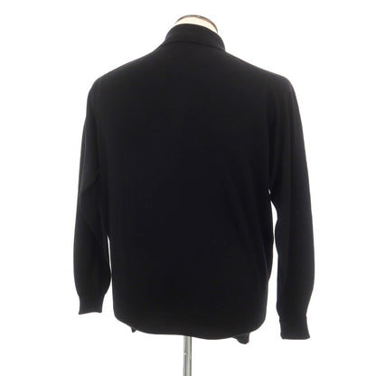 【中古】ジョンスメドレー JOHN SMEDLEY ハイゲージ ウール 長袖 ポロニット ブラック【サイズL】【BLK】【A/W】【状態ランクB】【メンズ】【759070】