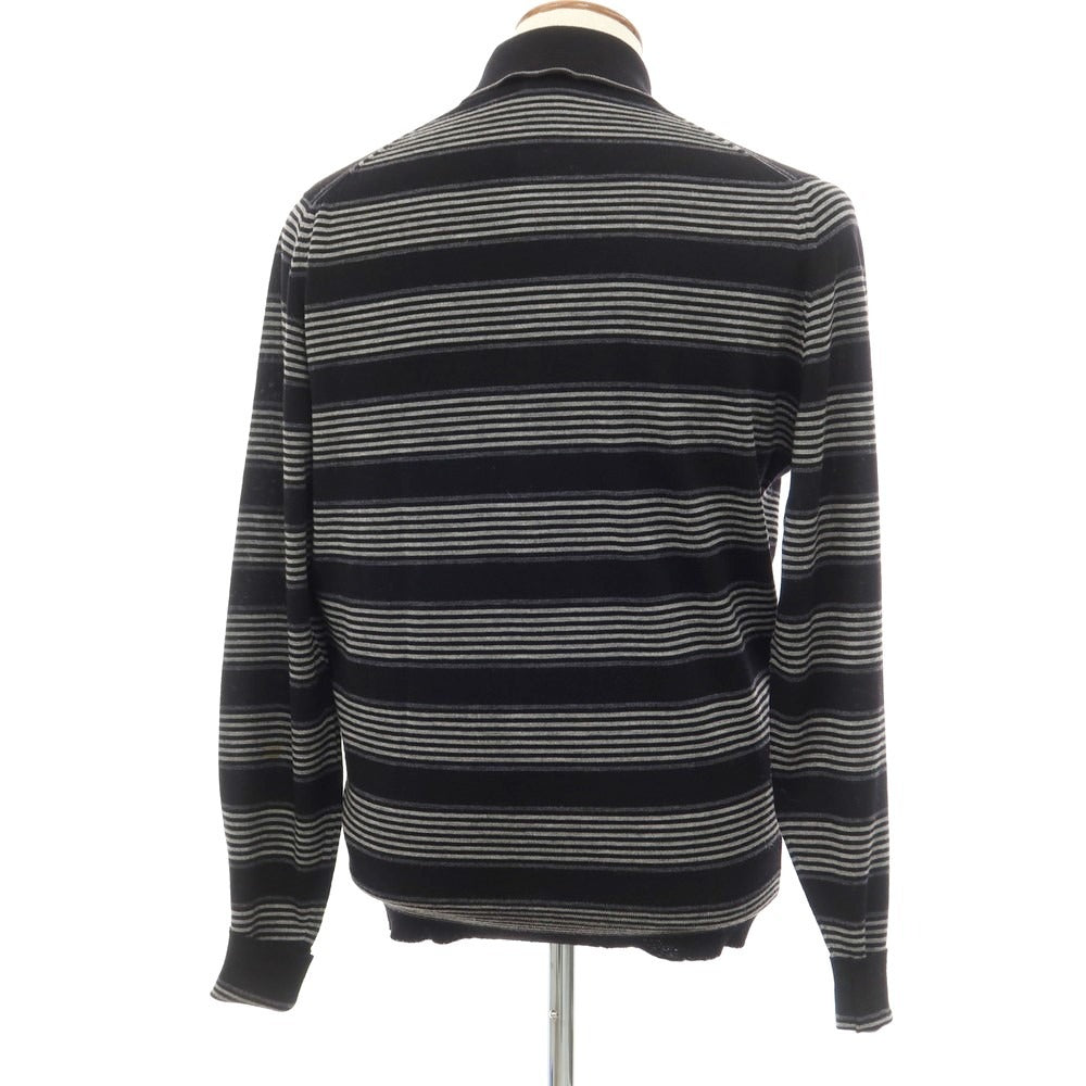 【中古】ジョンスメドレー JOHN SMEDLEY ハイゲージ ウール ボーダー 長袖 ポロニット ブラックxライトグレー【サイズM】【BLK】【A/W】【状態ランクB】【メンズ】【759070】
[APD]