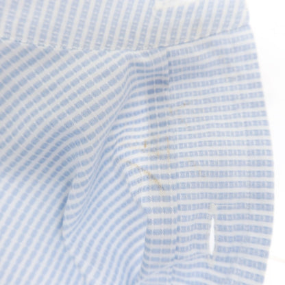 [Used] BARBA Semi-wide collar dress shirt, light blue x white [41] [Condition rank C] [Men&