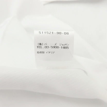 [Used] BARBA Twill Cotton Dress Shirt, Off-White [42] [Condition Rank B] ​​[Men&