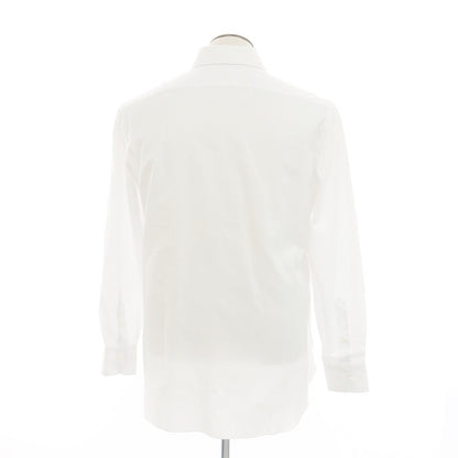 [Used] BARBA Twill Cotton Dress Shirt, Off-White [42] [Condition Rank B] ​​[Men&