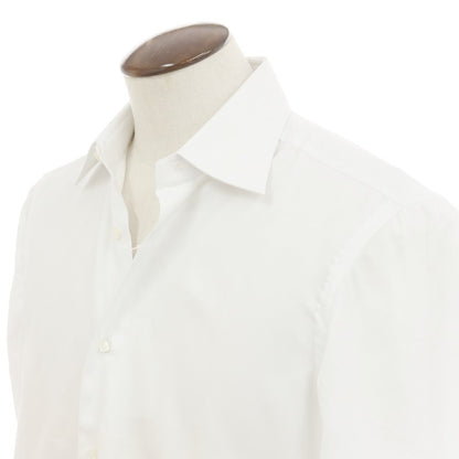 [Used] BARBA Twill Cotton Dress Shirt, Off-White [42] [Condition Rank B] ​​[Men&