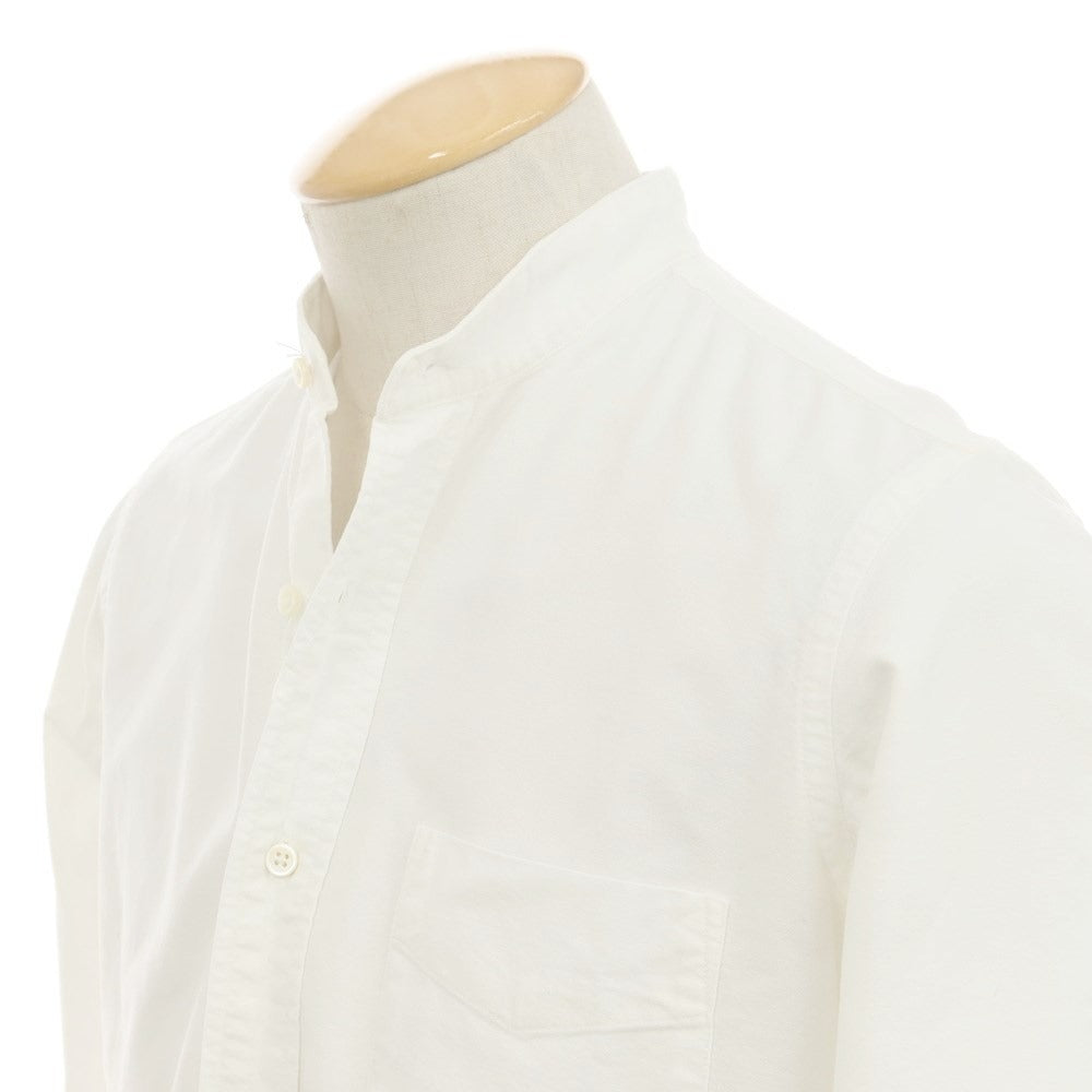 [Used] TOMORROWLAND Oxford band collar shirt, white [S] [Condition rank C] [Men&