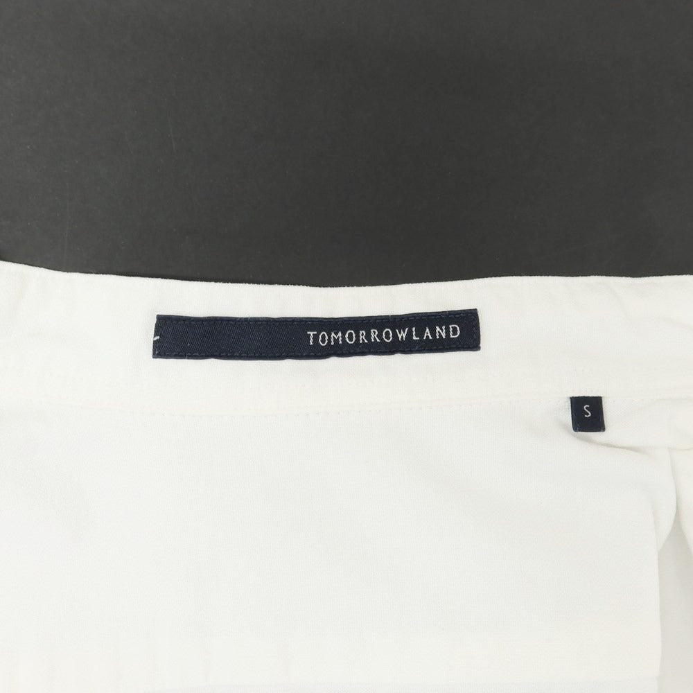 [Used] TOMORROWLAND Oxford band collar shirt, white [S] [Condition rank C] [Men&