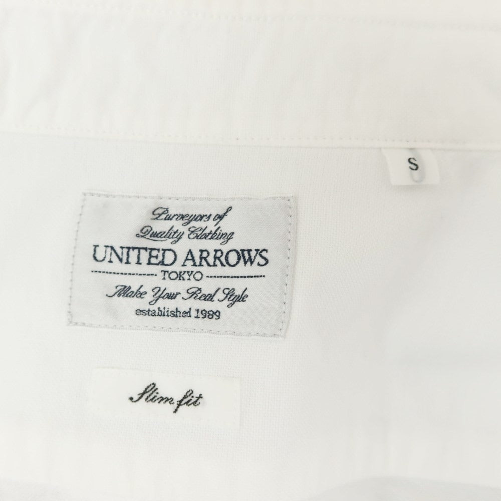 【中古】ユナイテッドアローズ UNITED ARROWS オックスフォード ボタンダウンシャツ ホワイト【 S 】【 状態ランクB 】【 メンズ 】