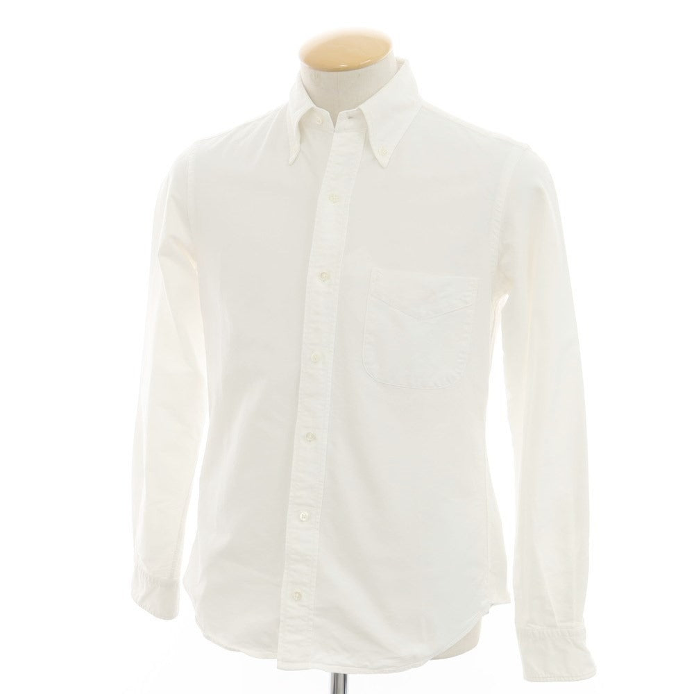 [Used] SHIPS Oxford Cotton Button-Down Shirt White [S] [Condition Rank B] ​​[Men&